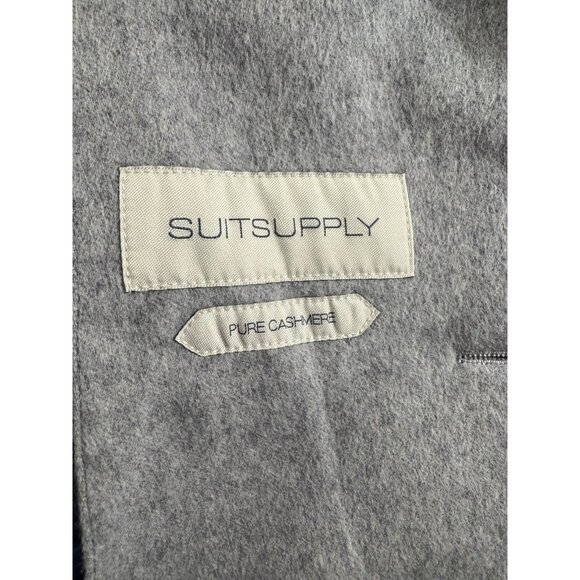 Suitsupply 100% Cashmere Carlo Barbera bodywarmer waiscoat vest sz M color grey - Picture 3 of 7